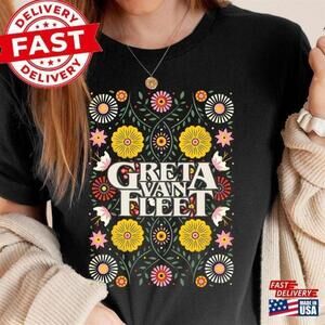 Greta Van Fleet Retro Rock Band Music Fan Unisex T-Shirt
